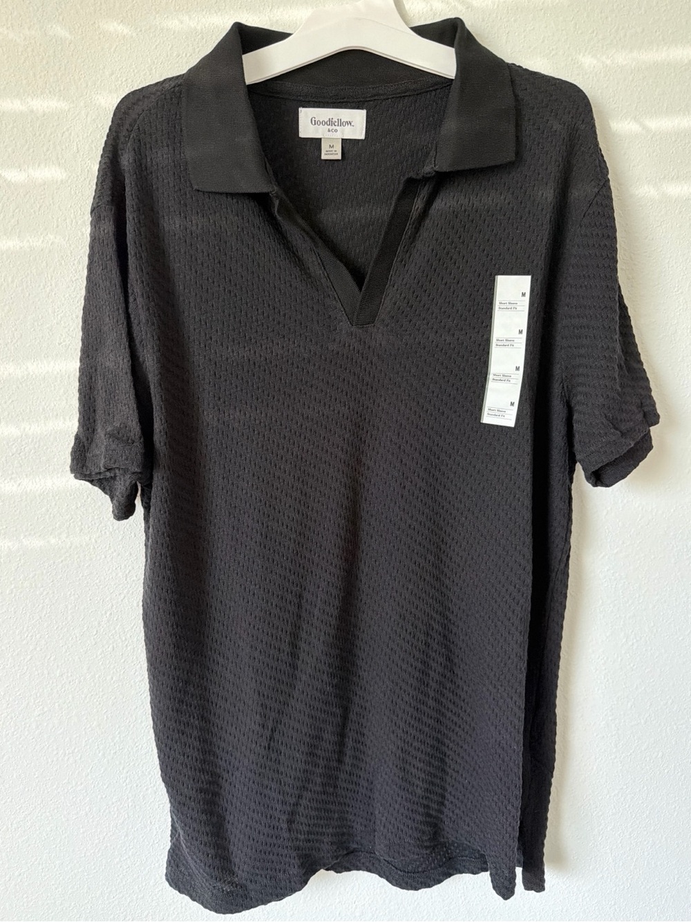 Goodfellow & Co Black Men's Polo Shirt
